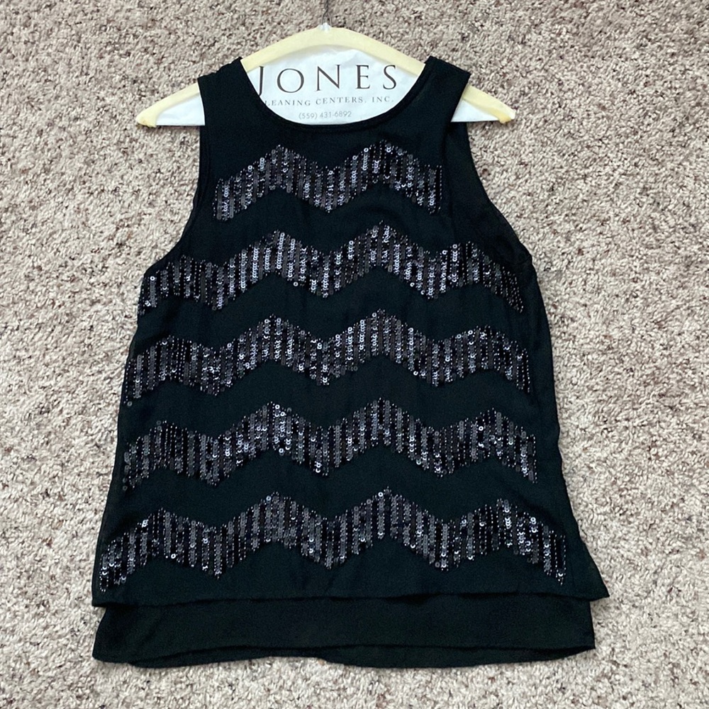 Sequined Detail Top